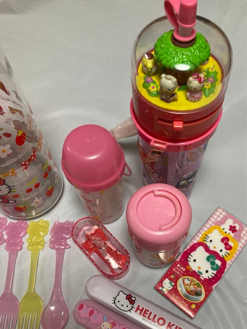 サンリオ、キティちゃんキッチン用品まとめ売り1997年製〜2004年製レトロレア