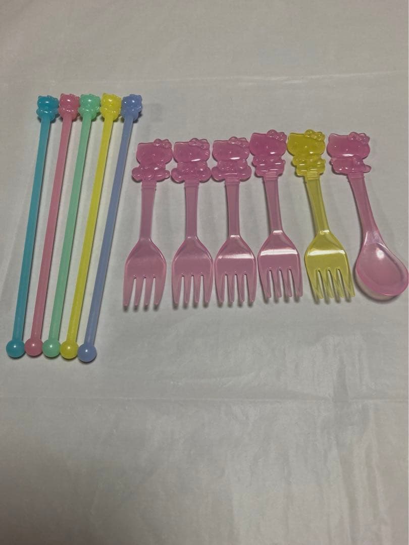 サンリオ、キティちゃんキッチン用品まとめ売り1997年製〜2004年製レトロレア