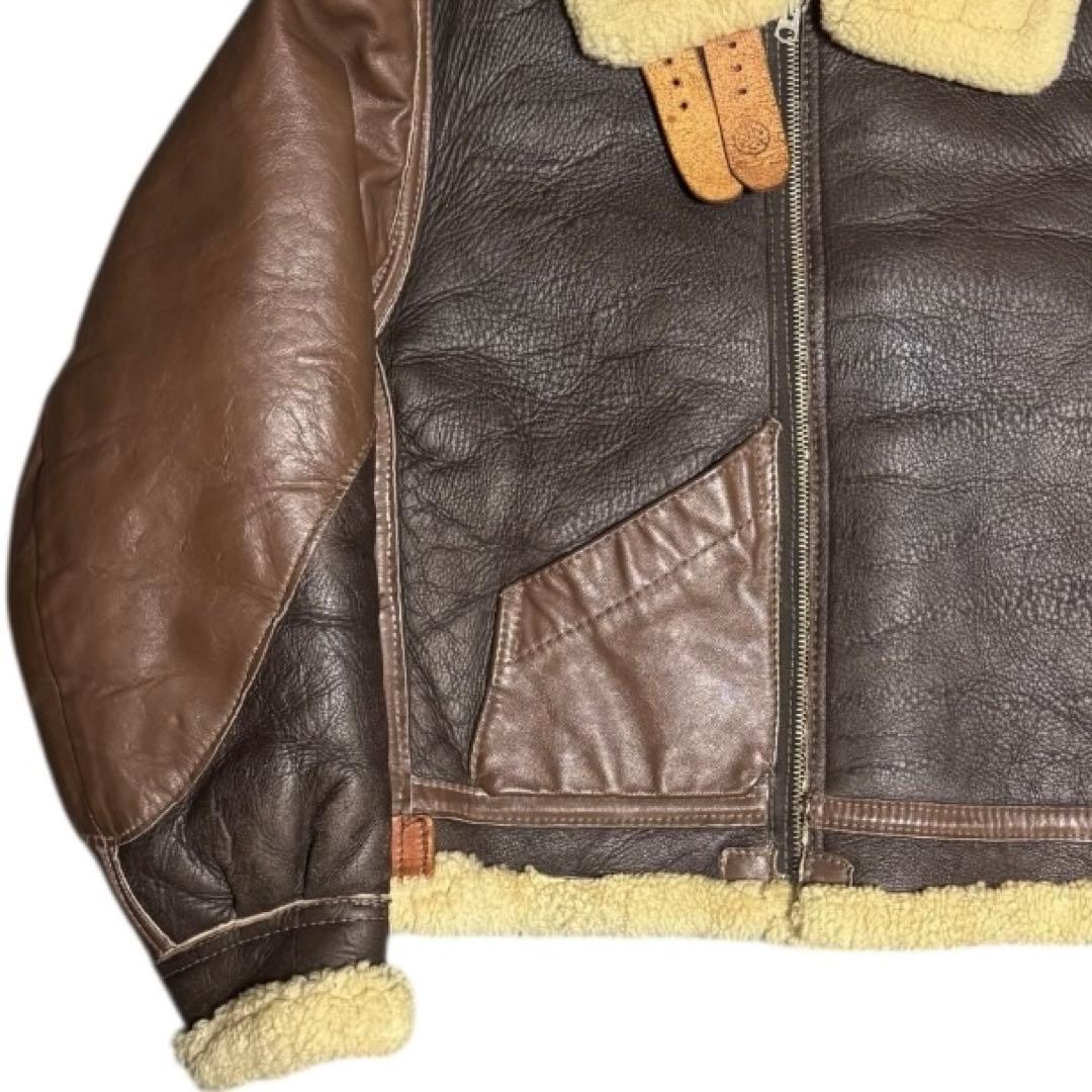 稀少サイズ44 INSIGNIA LEATHER 米国製 B-3 大戦モデル