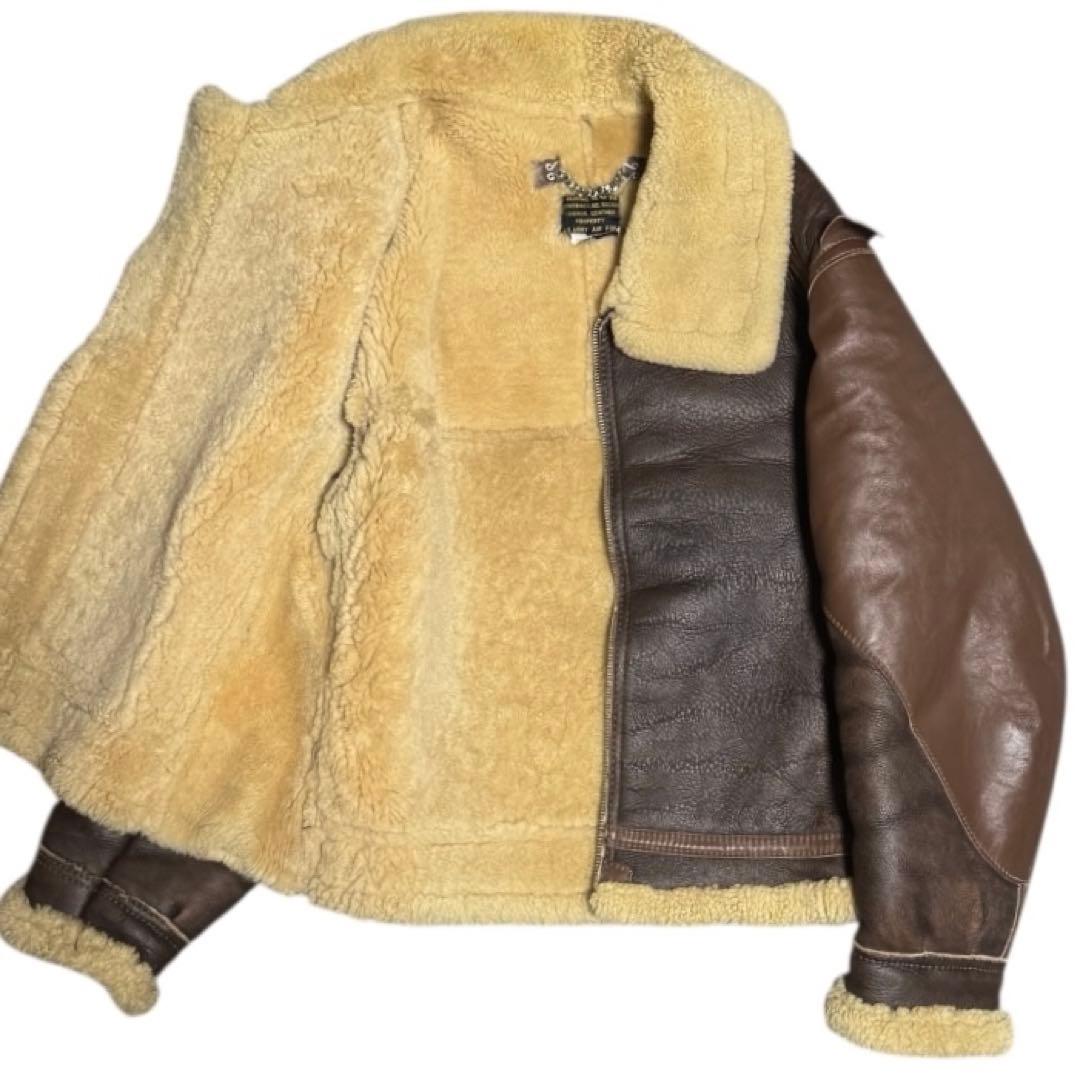 稀少サイズ44 INSIGNIA LEATHER 米国製 B-3 大戦モデル