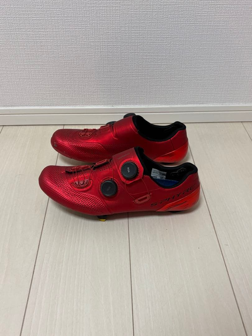 SHIMANO S-PHYRE RC9 SPD-SL ロードシューズ レッド