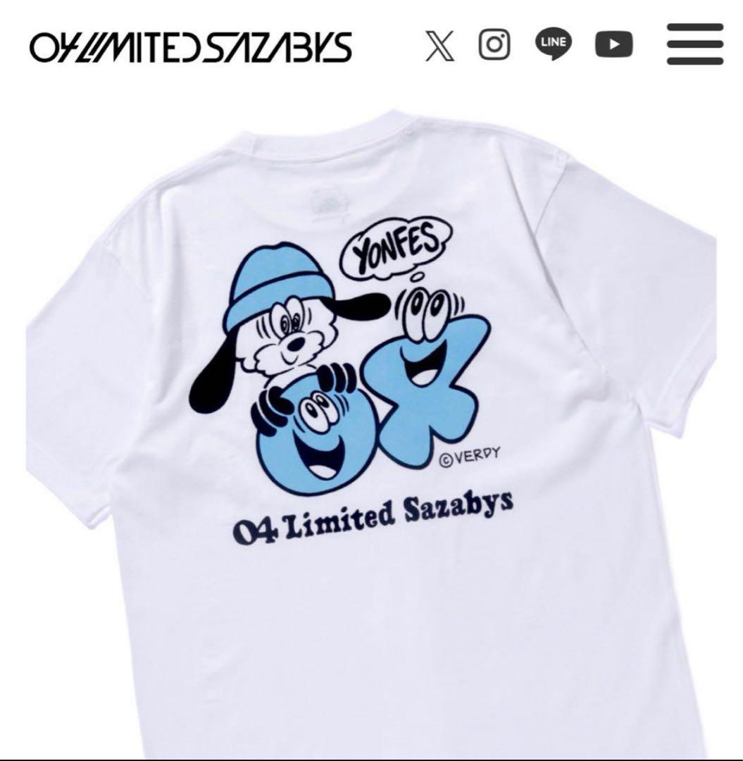 04 Limited Sazabys VERDY×YONFES Tシャツ