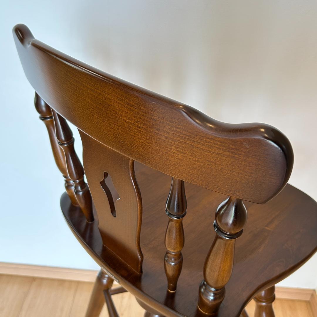 karimoku カリモク コロニアル回転式ウィンザーハイチェア1脚