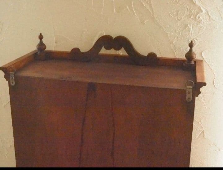 フランス　アンティーク　家具　ウォールキャビネット　キャビネット　棚　ブロカント