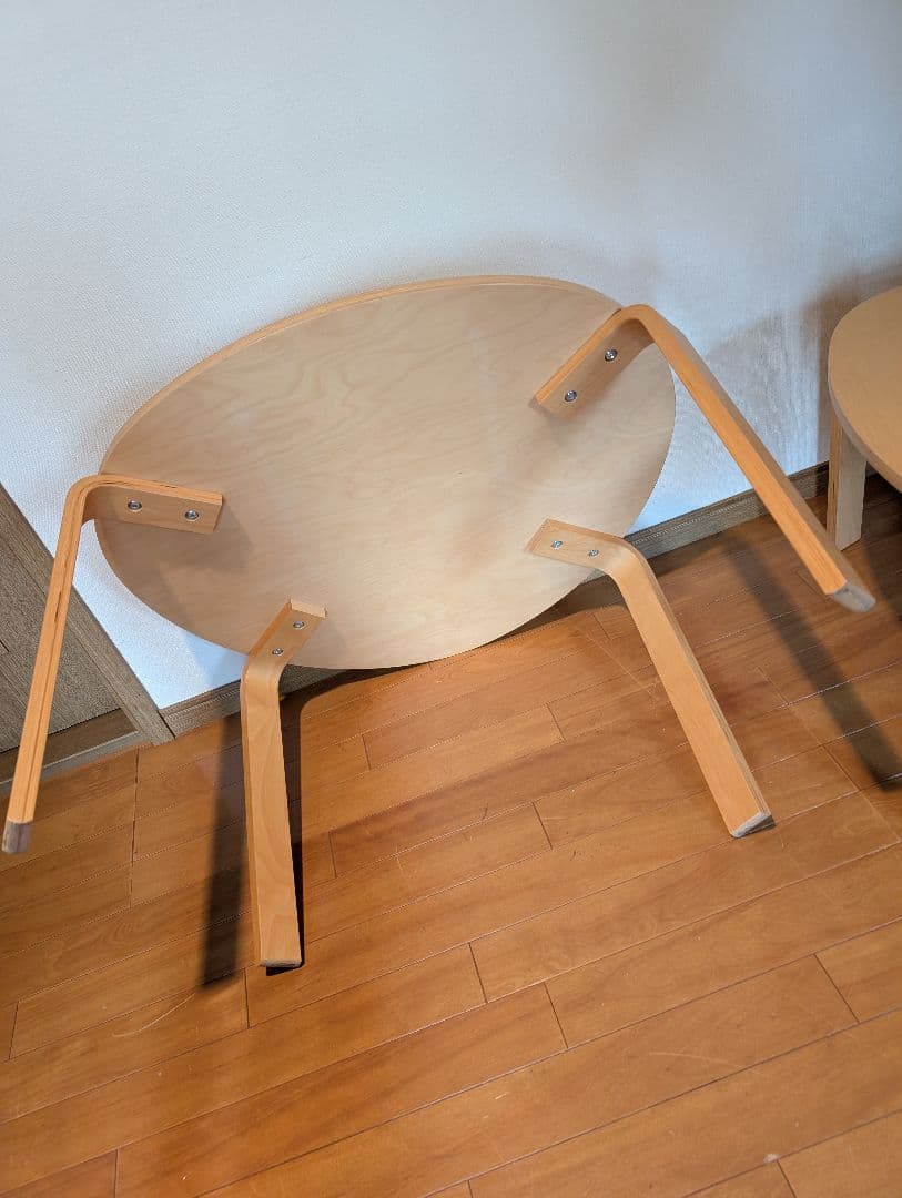 《送料込》IKEA スヴァルスタ ローテーブル ネストテーブル 収納 木製家具