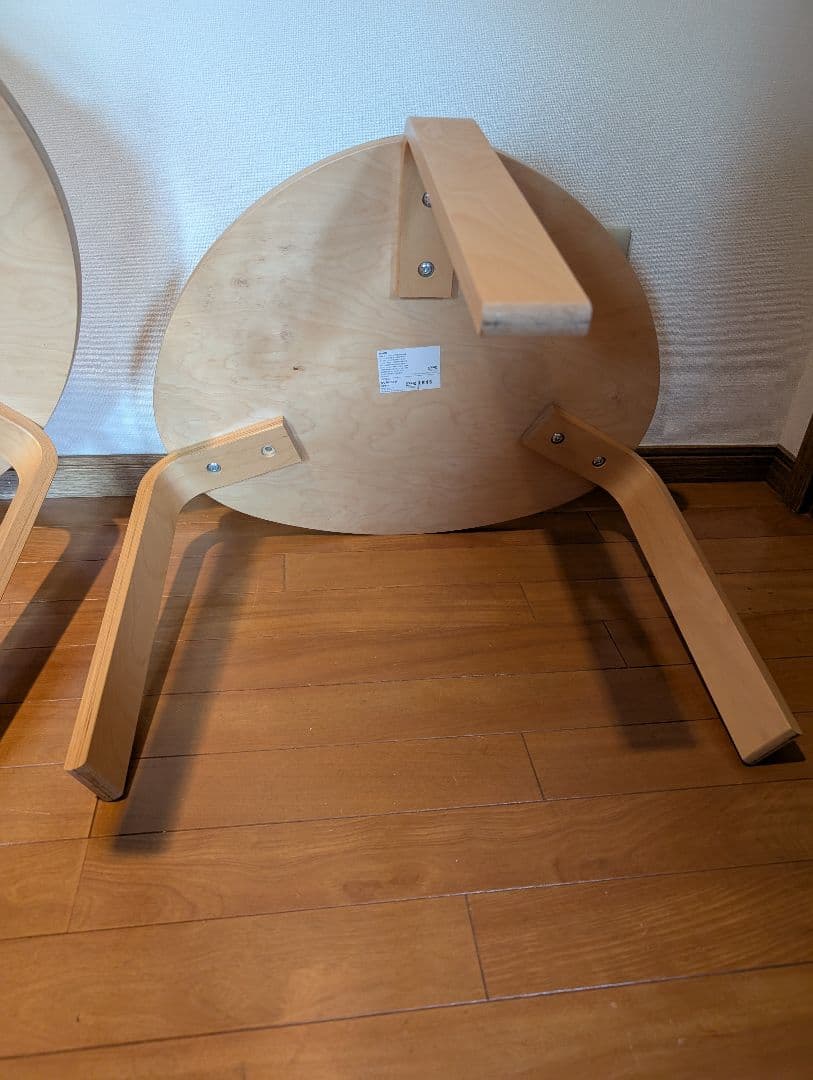 《送料込》IKEA スヴァルスタ ローテーブル ネストテーブル 収納 木製家具