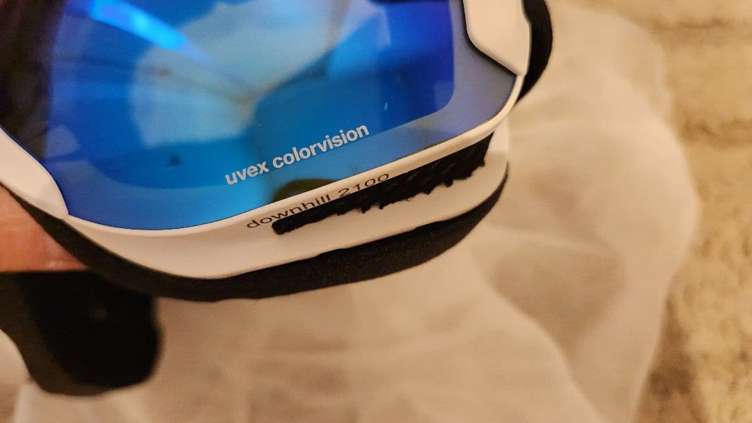新品未使用　uvex downhill 2100 cv ゴーグル 青色レンズ