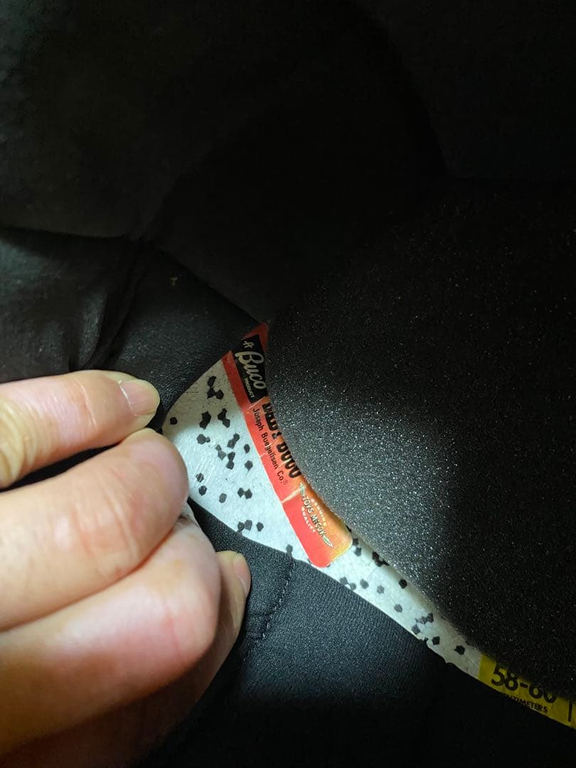 【人気カラー】BUCO ブコ ブラック×アイボリー センターライン Mサイズ相当