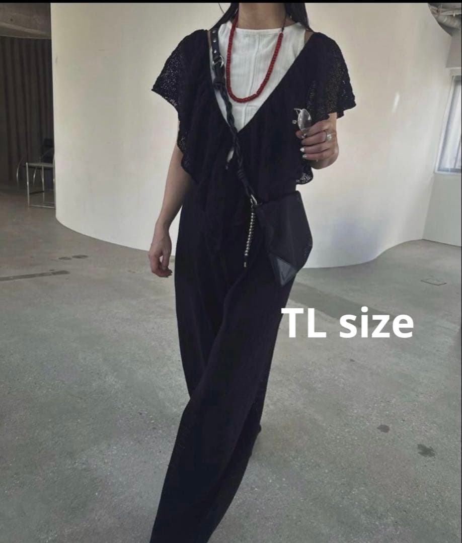 サロペット・オーバーオール・オールインワン AMERI MEDI RUFFLE KNIT ROMPERS