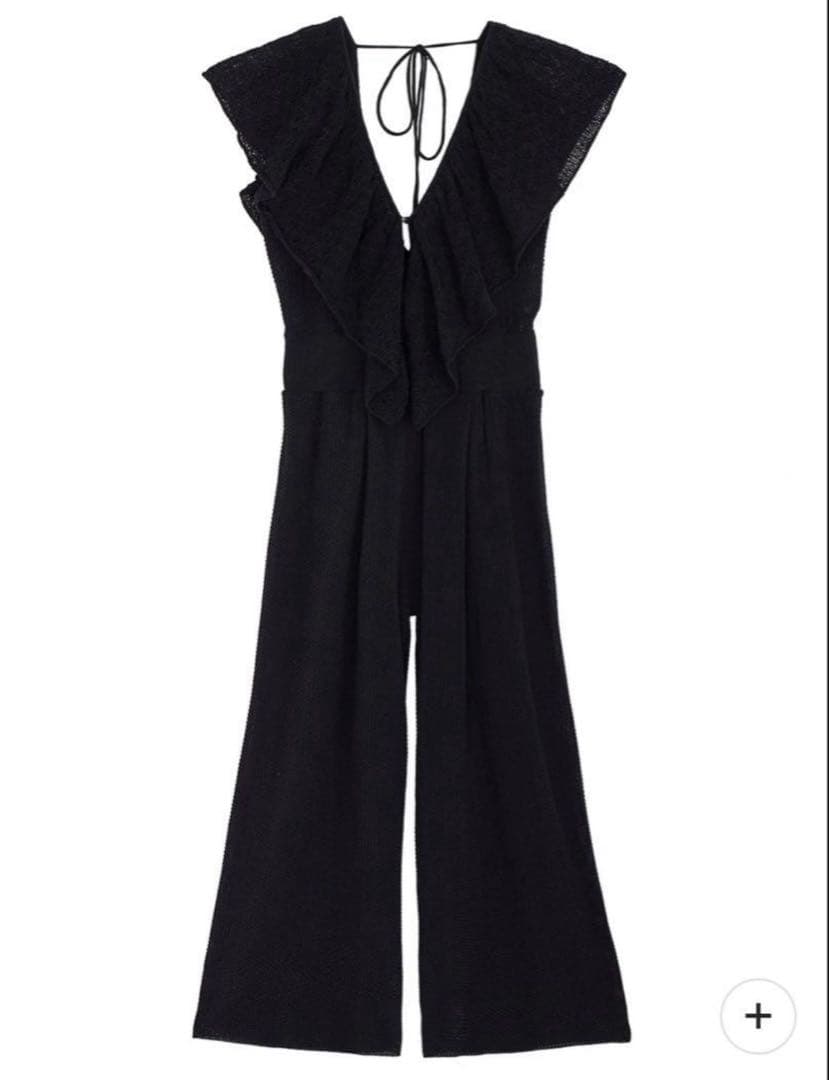 サロペット・オーバーオール・オールインワン AMERI MEDI RUFFLE KNIT ROMPERS