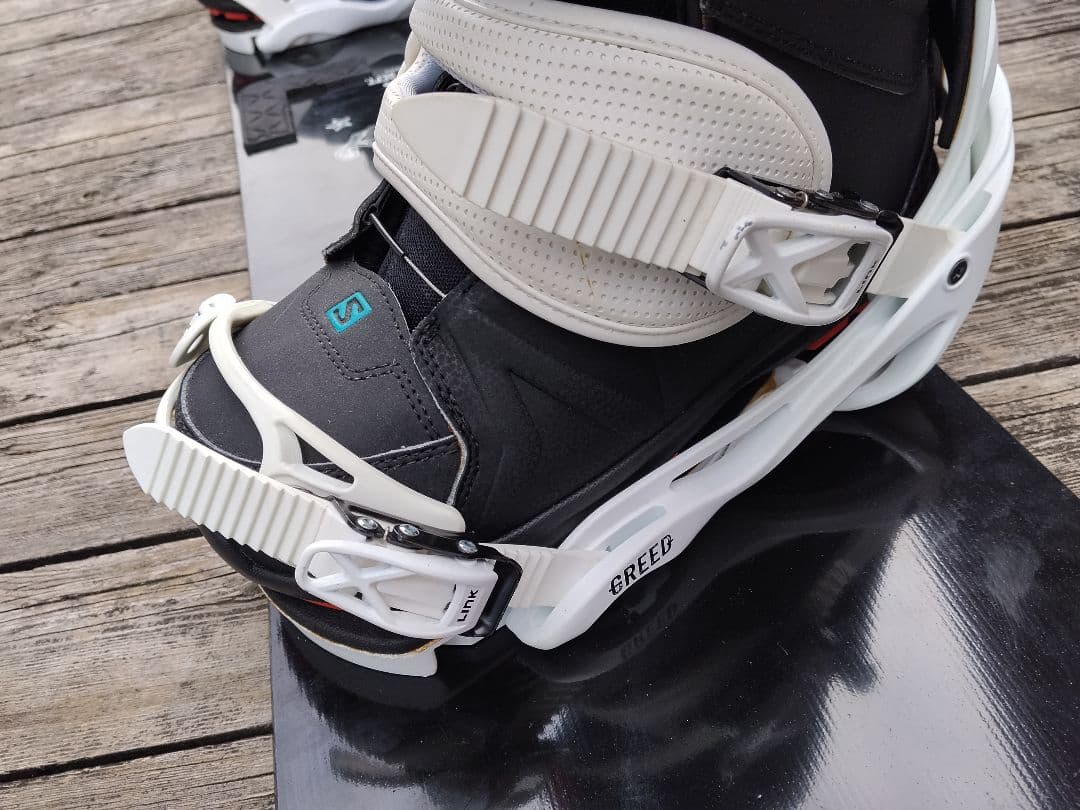 スノーボード3点セット スカル ELAN 153 LINK BOAブーツ 255