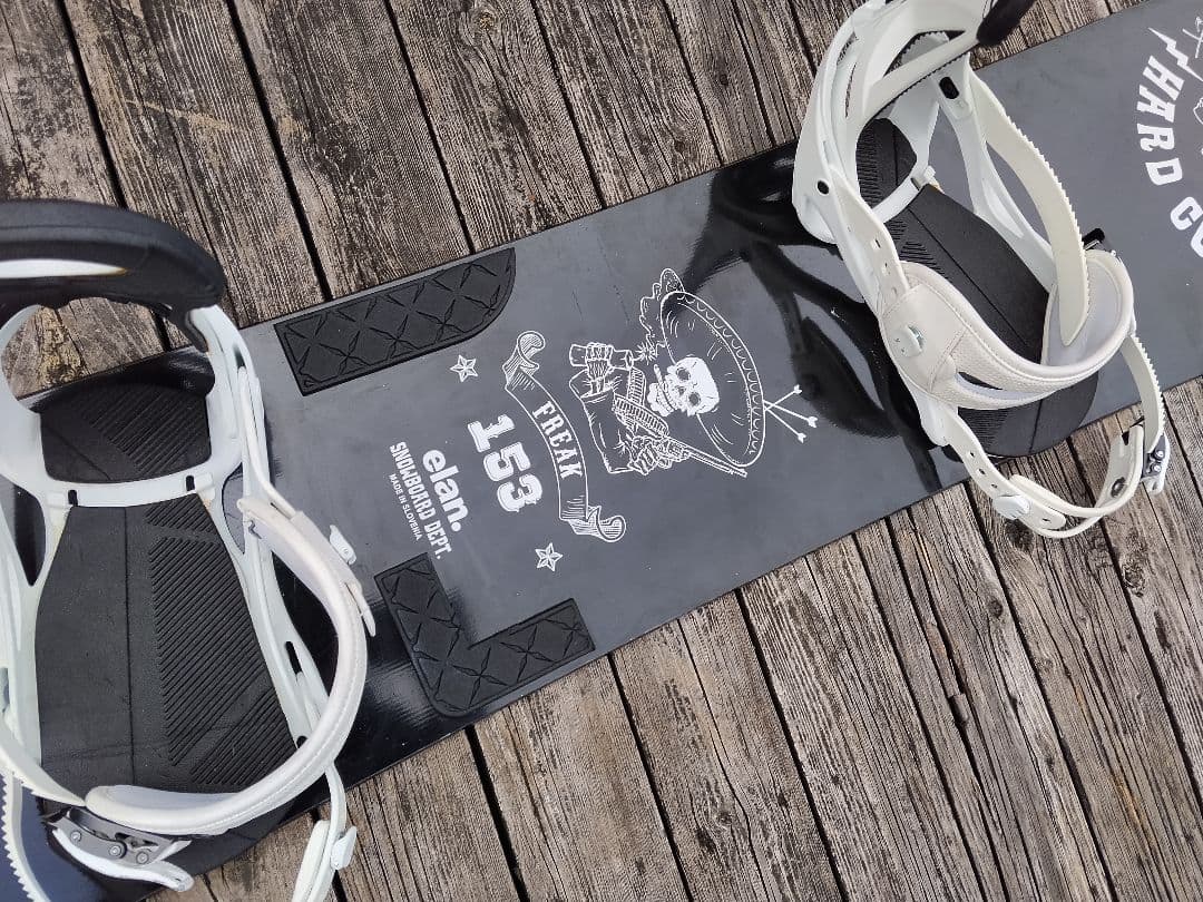 スノーボード3点セット スカル ELAN 153 LINK BOAブーツ 255