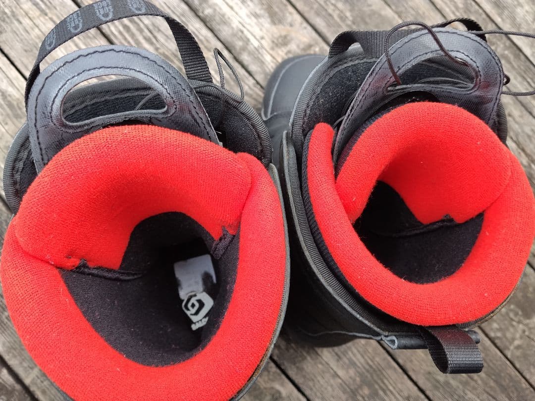 スノーボード3点セット スカル ELAN 153 LINK BOAブーツ 255