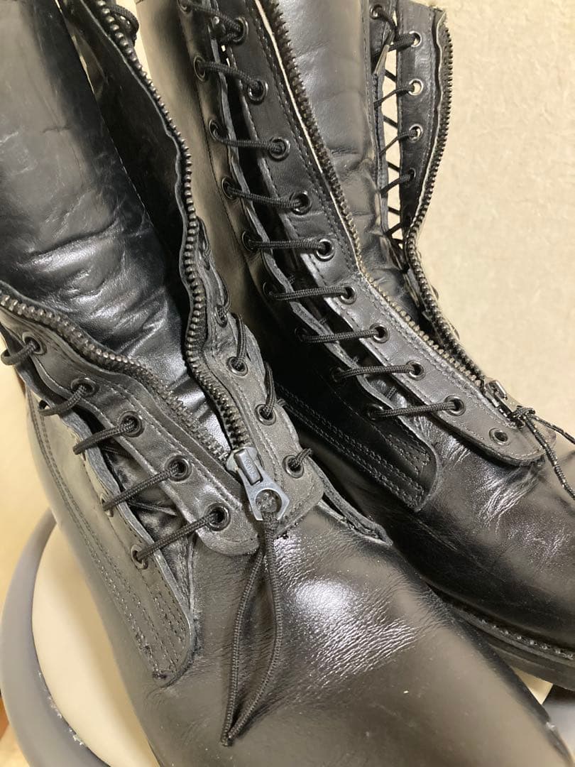 1985年製 U.S. MILITARY コンバットブーツ 9E ジップアップ