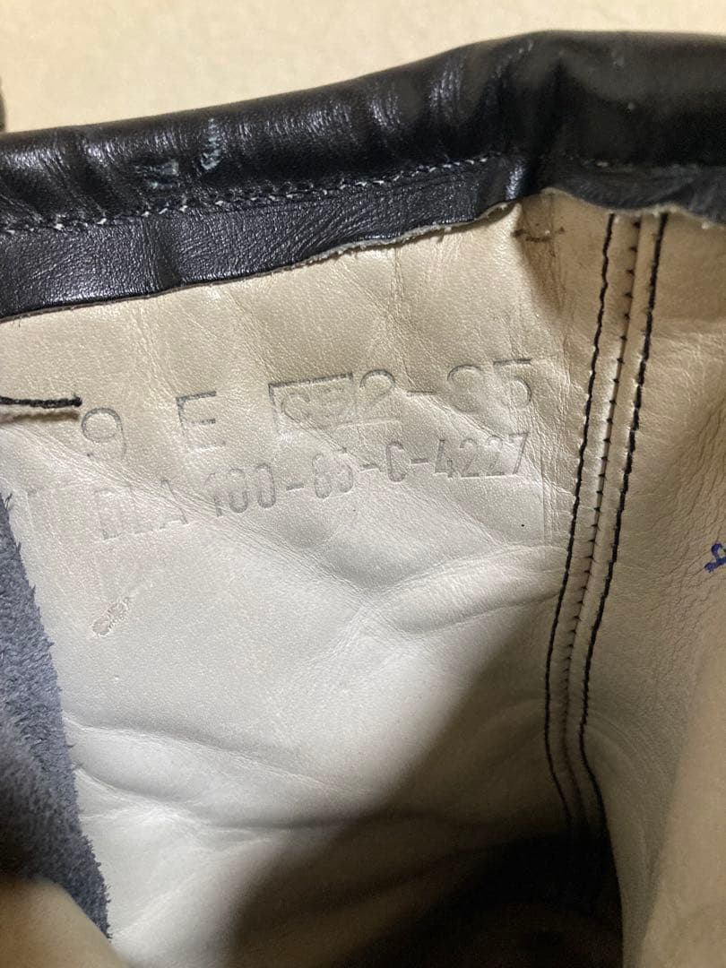 1985年製 U.S. MILITARY コンバットブーツ 9E ジップアップ