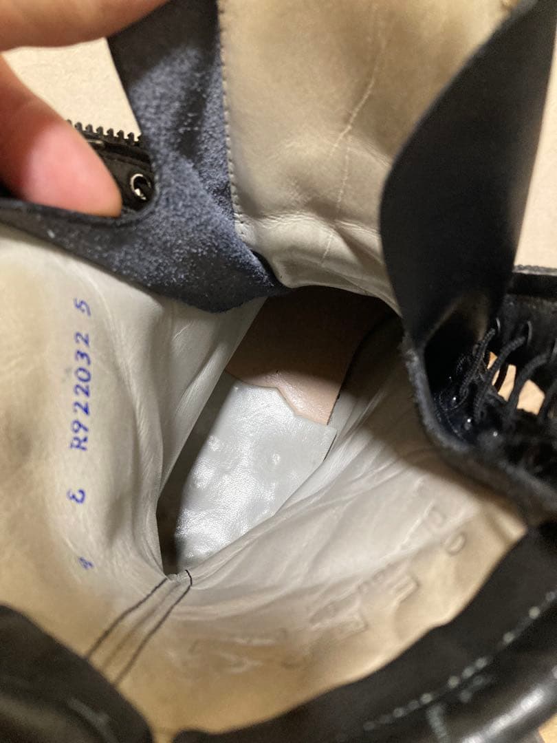 1985年製 U.S. MILITARY コンバットブーツ 9E ジップアップ