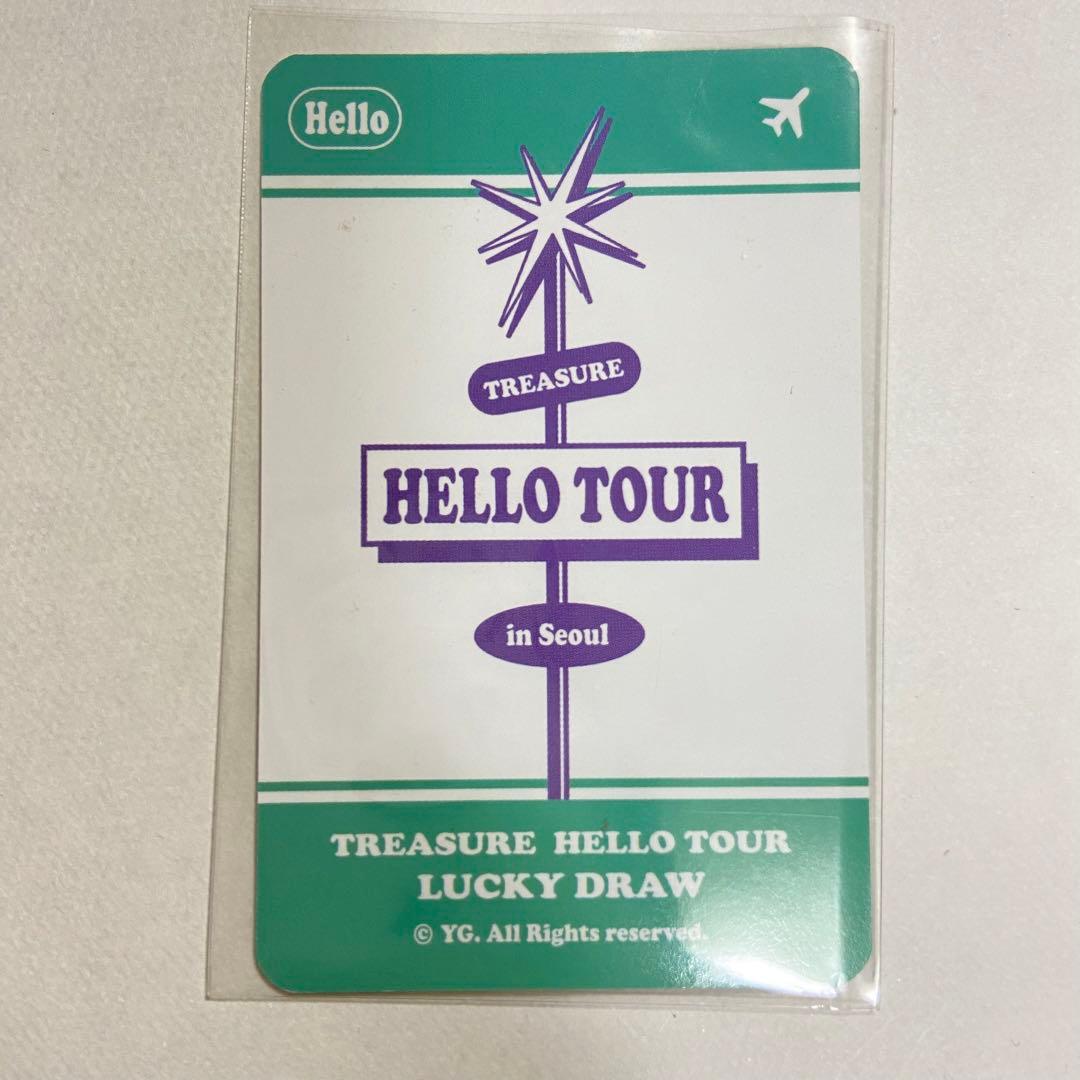 treasure ヨシ　ソウルコン限定トレカ　ラキドロ　HELLO トレカ