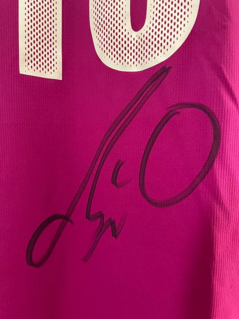 京都パープルサンガ　10番 松井大輔　サイン入りユニフォーム