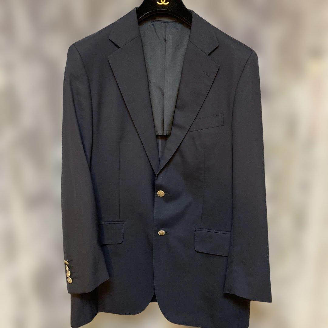 BURBERRY LONDON バーバリー　紺ブレ　金ボタン　スクールジャケット