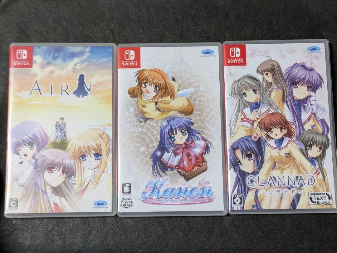 AIR エアー Kanon カノン CLANNAD クラナド 3セット