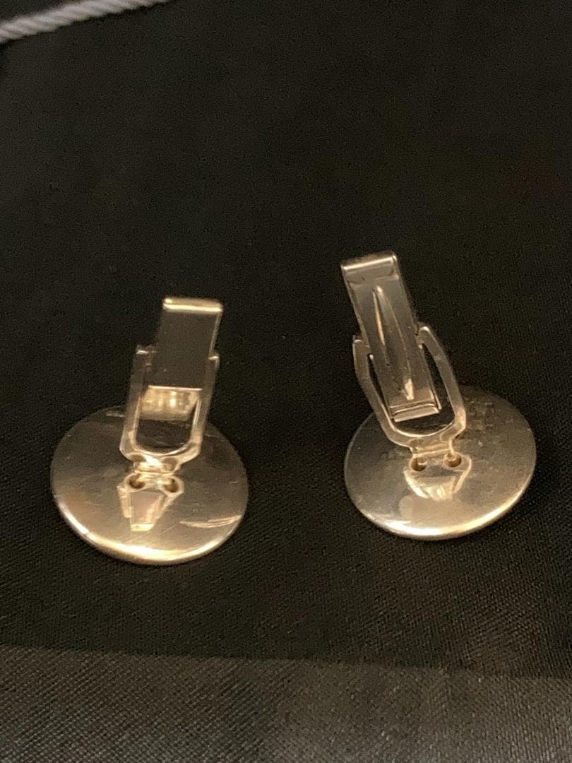 美品 ティファニー カフス ボタン モチーフ コンビ 925 750 18K