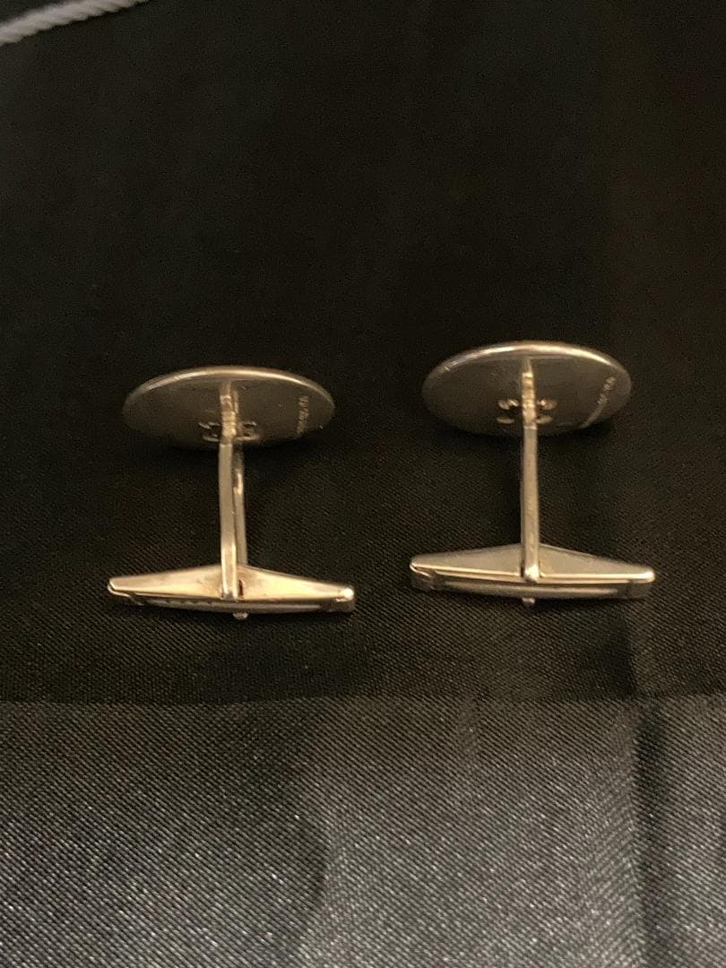 美品 ティファニー カフス ボタン モチーフ コンビ 925 750 18K