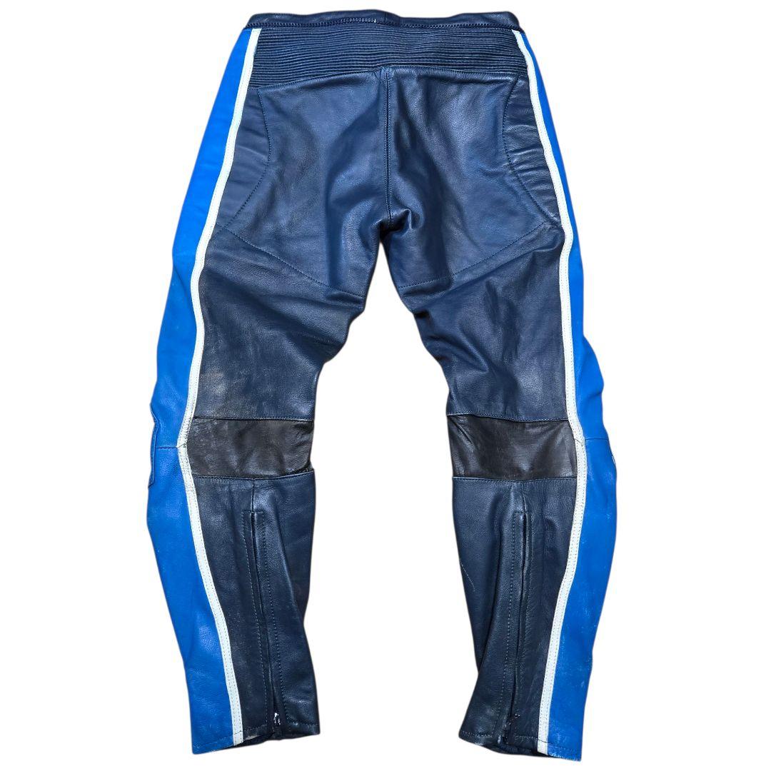 希少Lサイズ MOTOPLUS レーシングジャケット&パンツ レザーセットアップ