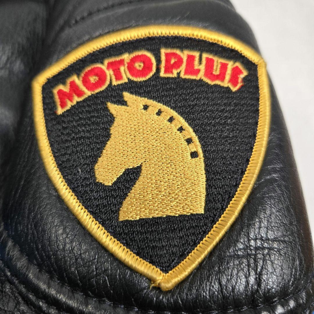 希少Lサイズ MOTOPLUS レーシングジャケット&パンツ レザーセットアップ