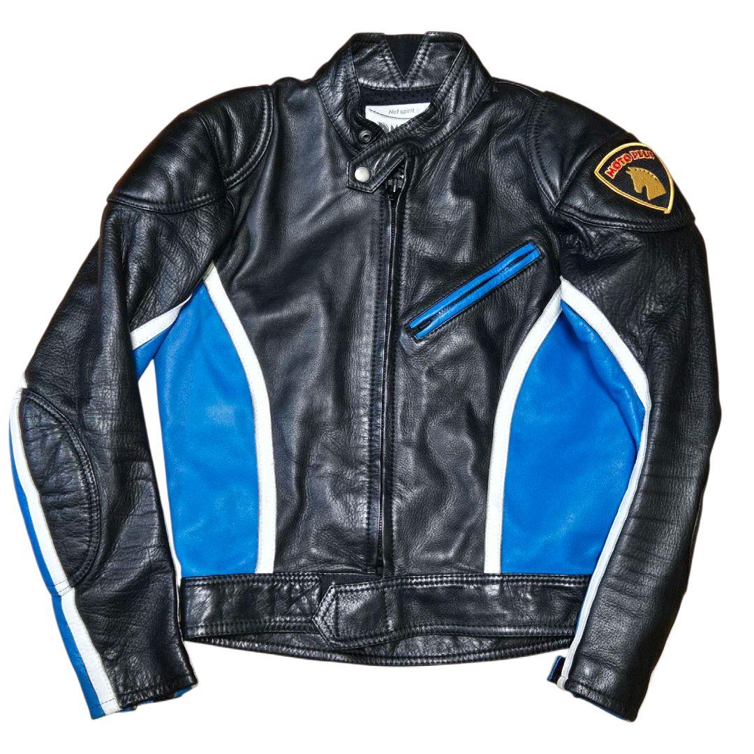 希少Lサイズ MOTOPLUS レーシングジャケット&パンツ レザーセットアップ