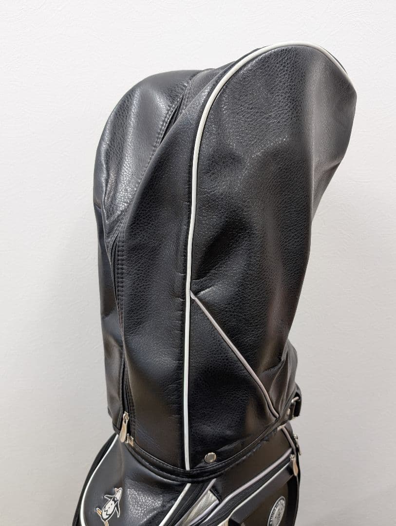 【Munsingwear】 キャディバッグ ブラック・シルバー