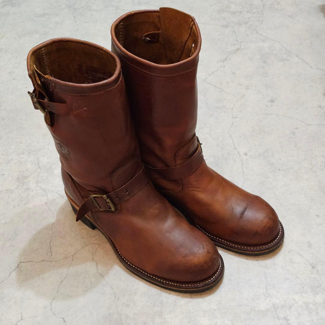 【9.5E 白タグ】 Chippewa チペワ エンジニア 91066