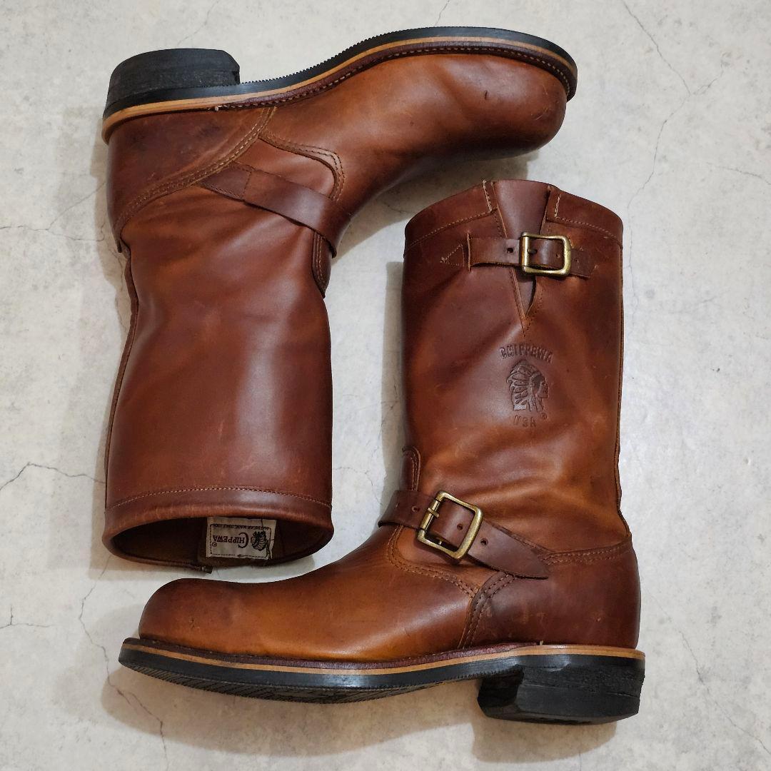 【9.5E 白タグ】 Chippewa チペワ エンジニア 91066