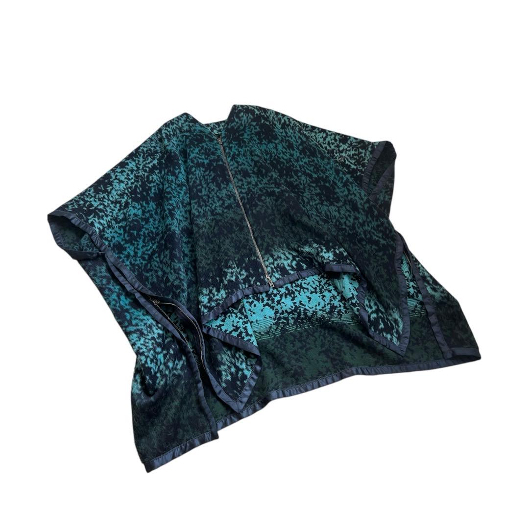 メゾンマルジェラ　レオパード　ポンチョ　ファーコート