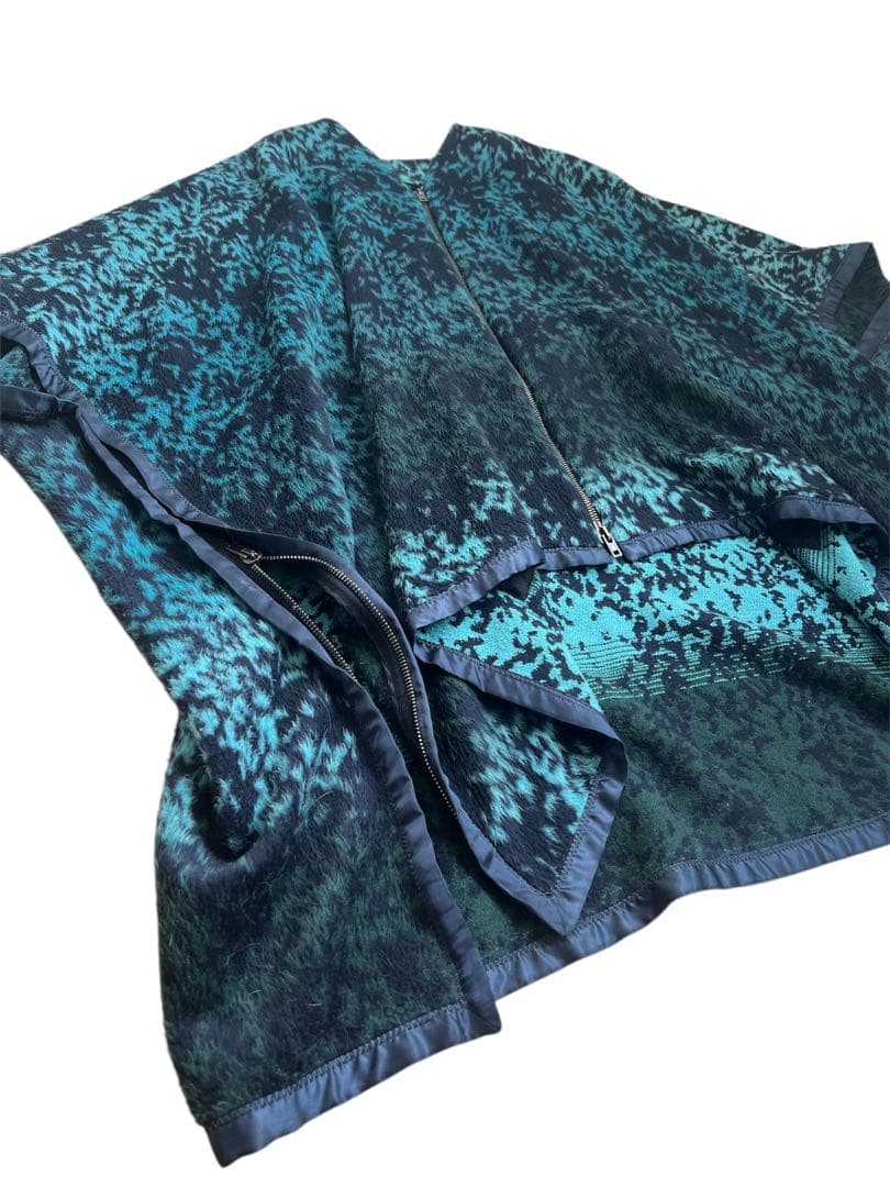 メゾンマルジェラ　レオパード　ポンチョ　ファーコート