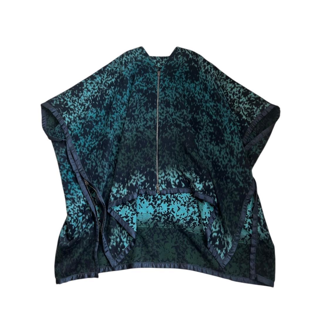 メゾンマルジェラ　レオパード　ポンチョ　ファーコート