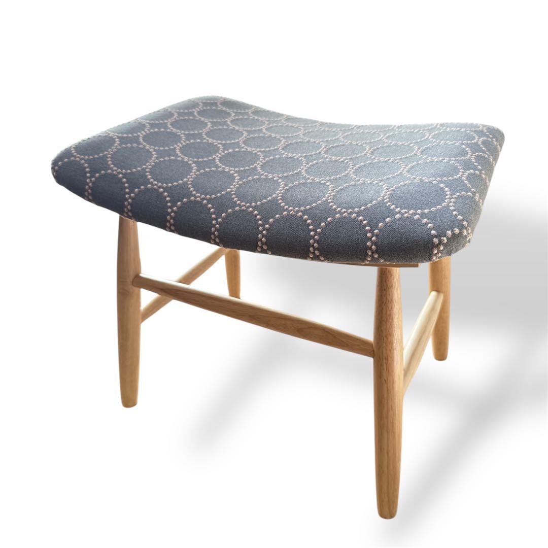 北欧スタイルmina perhonen / ミナペルホネン生地使用スツール　イス