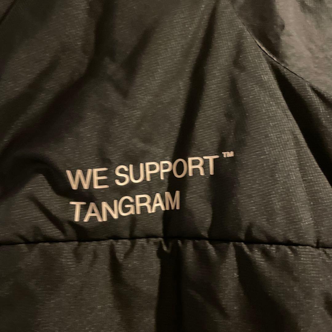 【美品】clubhouse×TANGRAM ダウンベスト ブラック メンズS