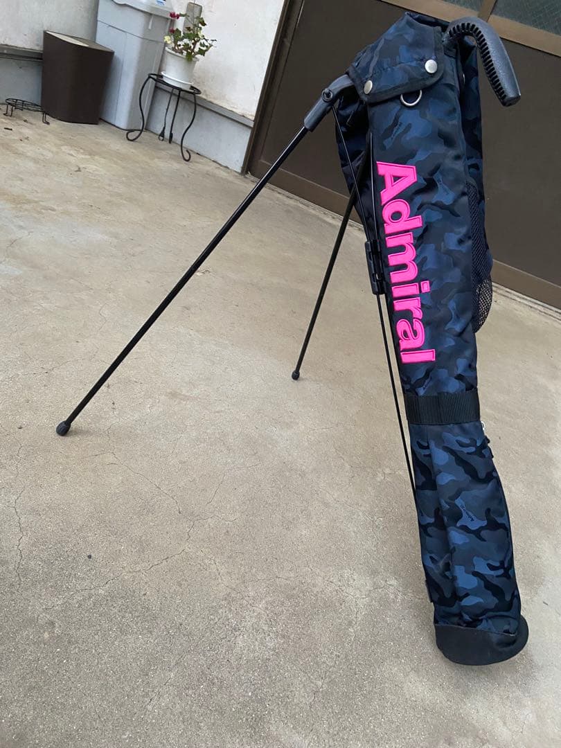 Admiral 迷彩柄 セルフスタンドゴルフバッグ
