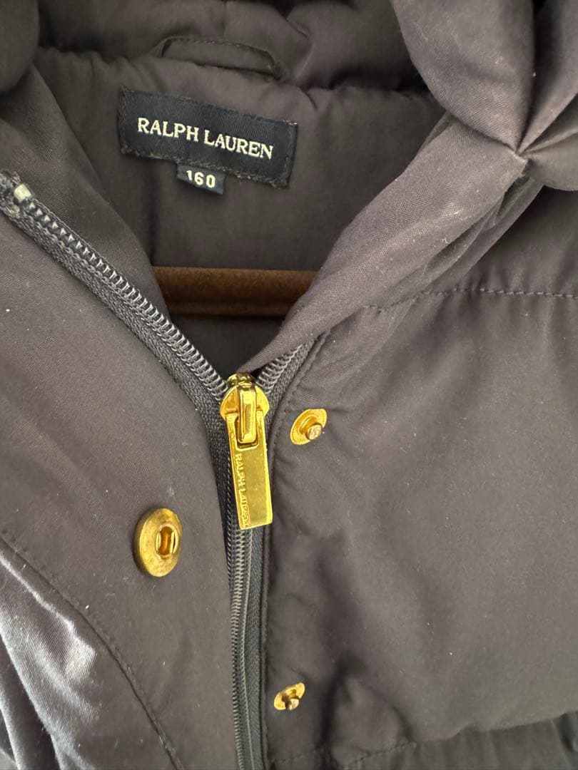 ラルフローレン　キッズ　ダウンジャケット　ネイビー、ピンク色　女の子