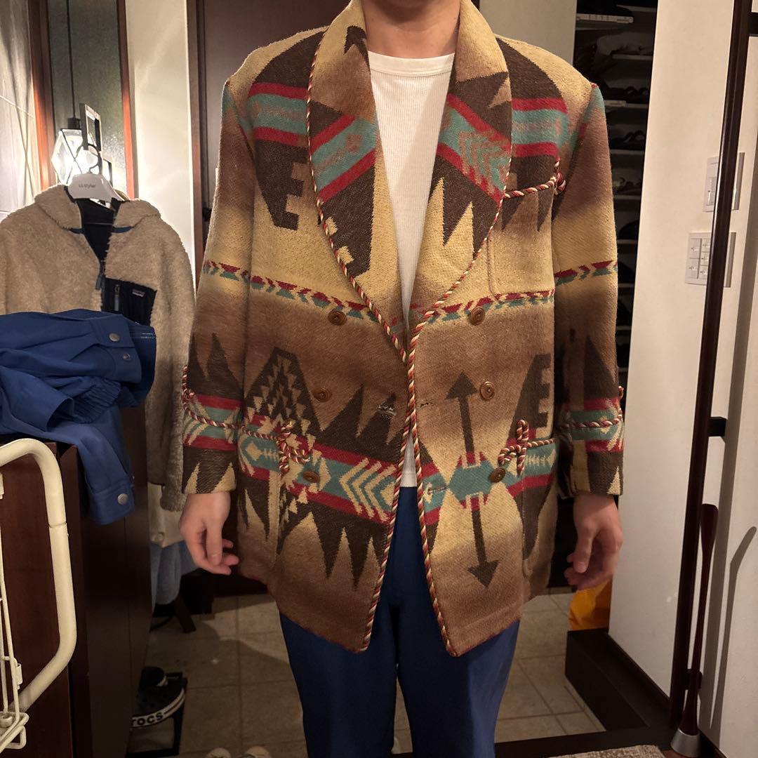 マセラティ様　80〜90年代　ラルフローレン ネイティブ柄 ジャケット