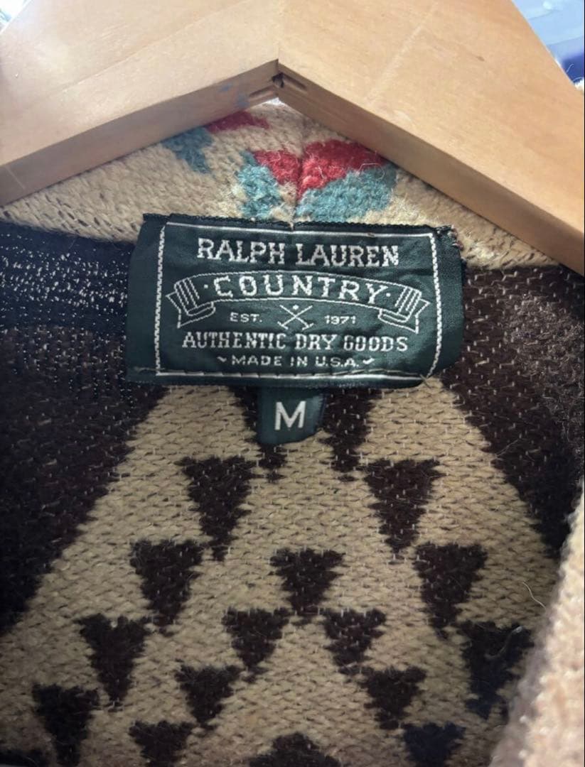 マセラティ様　80〜90年代　ラルフローレン ネイティブ柄 ジャケット