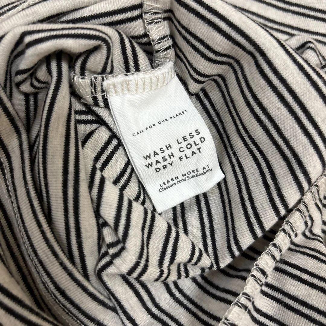 ボーダー　グレー　カットソー　glassons brandy melville