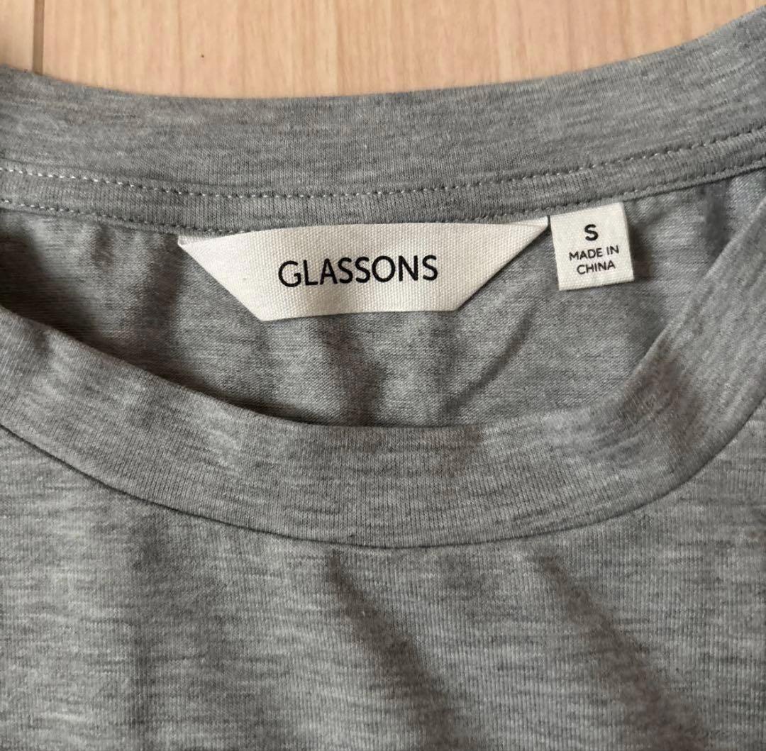 ボーダー　グレー　カットソー　glassons brandy melville