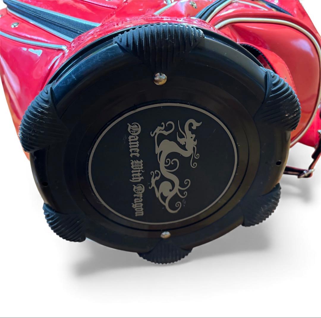 【超希少】ダンスウィズドラゴン キャディバッグ & ヘッドカバー3点 赤