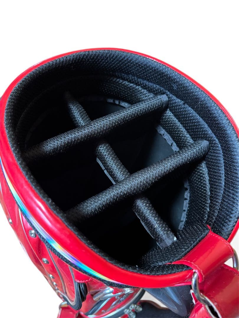 【超希少】ダンスウィズドラゴン キャディバッグ & ヘッドカバー3点 赤