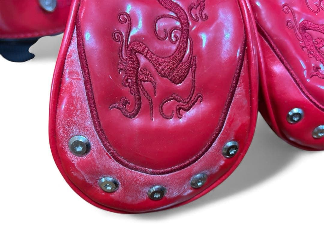 【超希少】ダンスウィズドラゴン キャディバッグ & ヘッドカバー3点 赤