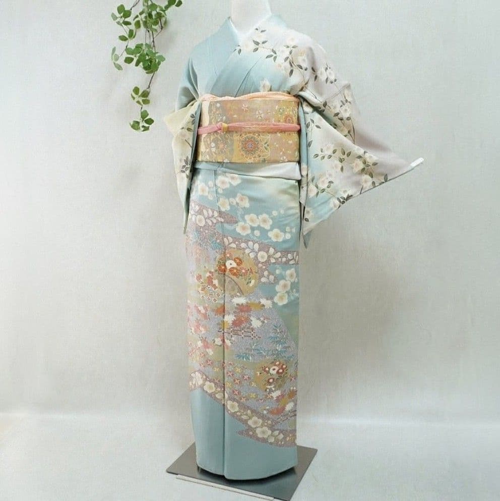 訪問着フルセット　286▪︎ 正絹　卒業式　入学式　お宮参り　七五三　披露宴