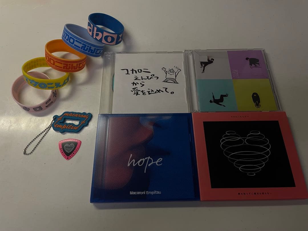 【マカロニえんぴつ】CD、DVD、ピック、ラバーバンド、等　セット売り