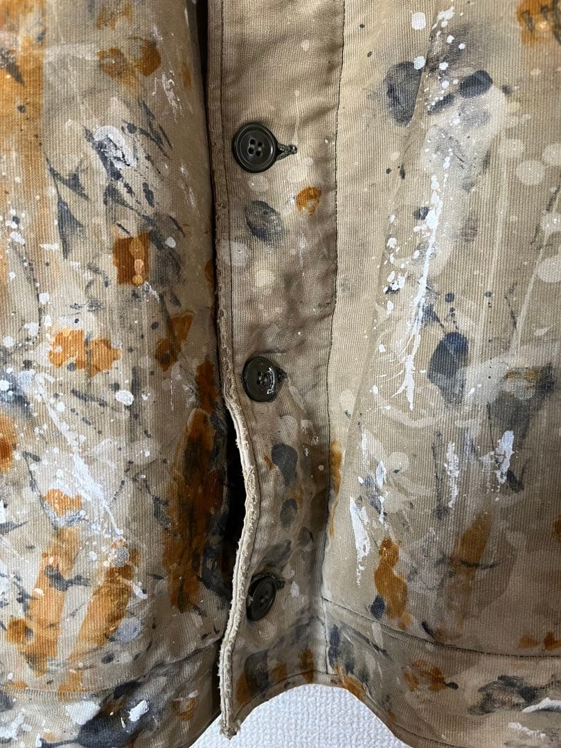 雰囲気抜群　40s 50s USN N1 デッキジャケット 米軍実物　大きめ