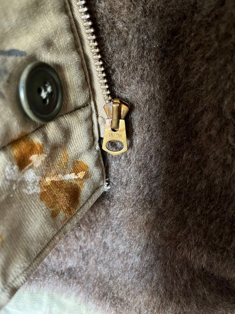 雰囲気抜群　40s 50s USN N1 デッキジャケット 米軍実物　大きめ